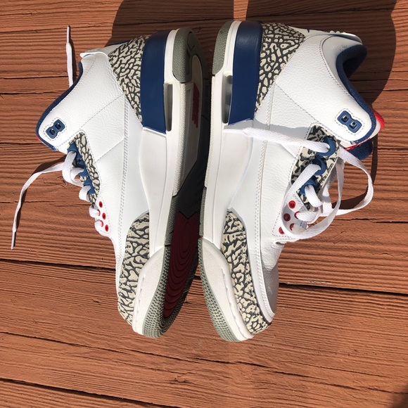 Retro Air Jordan TRUE BLUE 3 - Picture 2 of 3